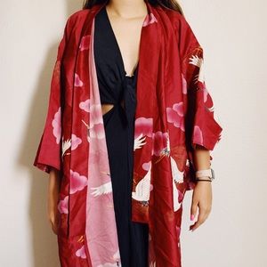floor length women’s kimono robe